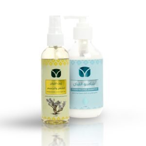 باقة العناية بالشعر: شامبو 300 مل + زيت شعر